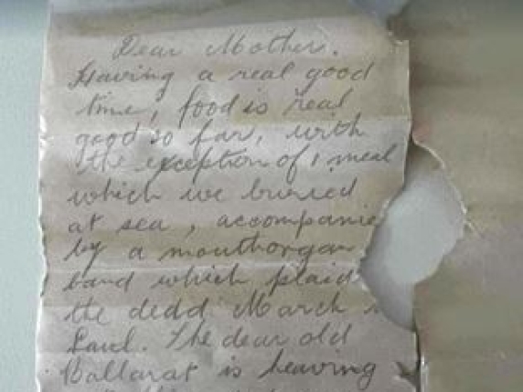 Un messaggio dal fronte: la bottiglia con il biglietto di un soldato della prima guerra mondiale ritrovata sulla spiaggia australiana