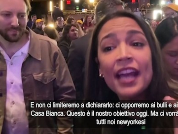 Ocasio-Cortez: «Il popolo si è unito contro Trump»