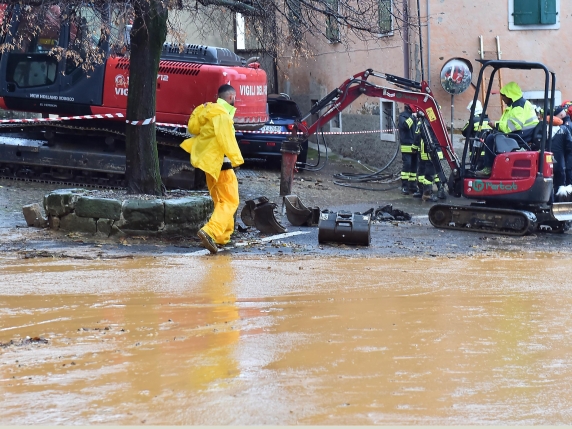 Diretta video trasmessa il giorno dopo l'alluvione a Versa e Cormons