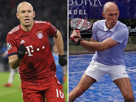 Arjen Robben passa dal calcio al padel: una nuova avventura sportiva