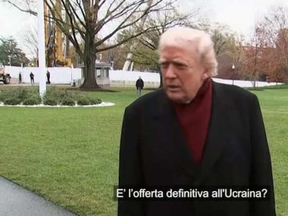 Trump: il piano di pace per l'Ucraina non è definitivo