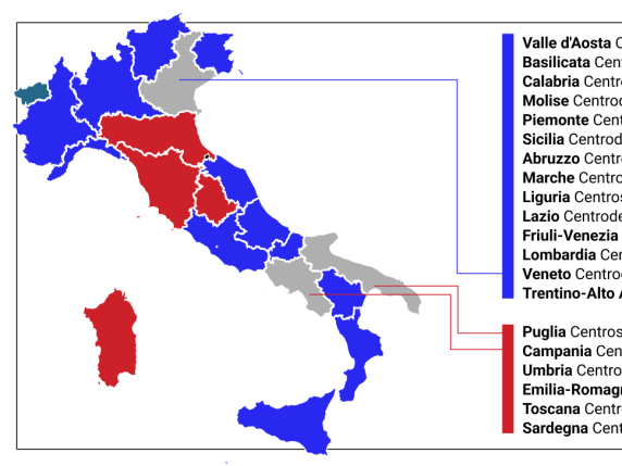 Risultati delle elezioni regionali in Veneto, Campania e Puglia