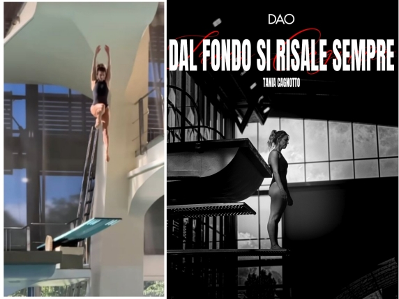 Tania Cagnotto al centro della campagna contro la violenza