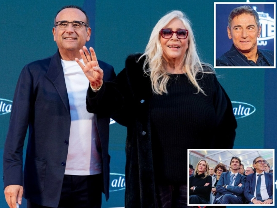 Atreju: i big della TV cantano per Zia Mara, Carlo Conti ironizza