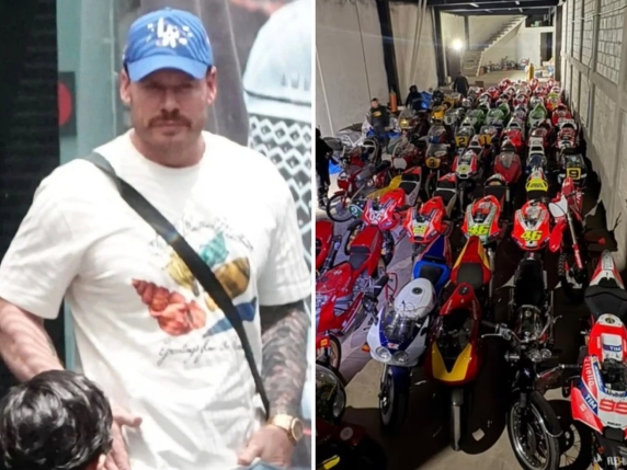 Motoscoperte nel garage di James Wedding: 15 milioni di valore e sospetti di traffico di droga