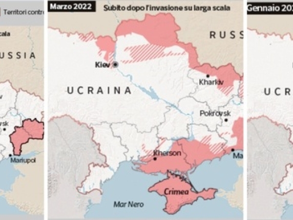 Il conflitto ucraino: 1.418 giorni di ostilità e le difficoltà di Putin