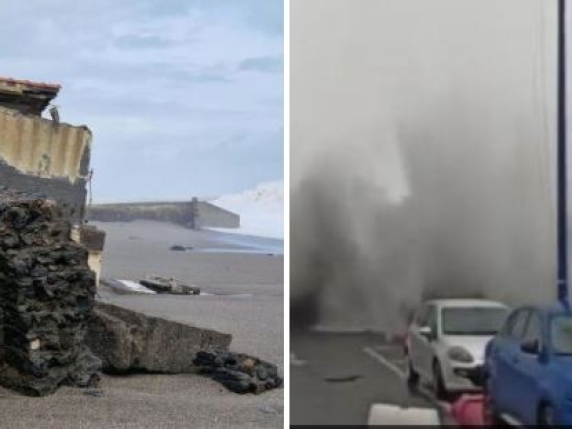 Il ciclone Harry devasta le coste del sud: onde fino a 16 metri e danni per miliardi 