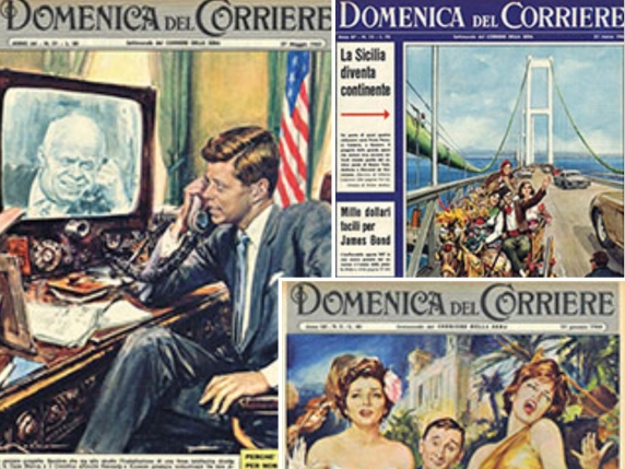 Storie, cronaca, futuro: il meraviglioso almanacco (e le «profezie») della «Domenica del Corriere» | Oggi lo speciale gratis in edicola
