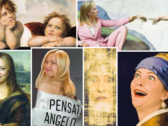 Rome restoration sparks Meloni memes