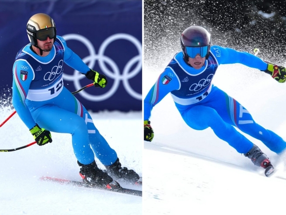 Dream podium for Italy: Giovanni Franzoni takes silver and Dominik Paris bronze in the downhill at Bormio