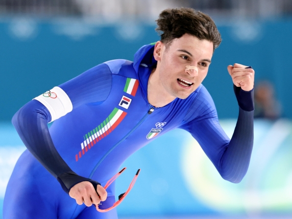 Riccardo Lorello e il bronzo olimpico nel pattinaggio di velocità nella sua Rho: devo la medaglia ai miei nonni