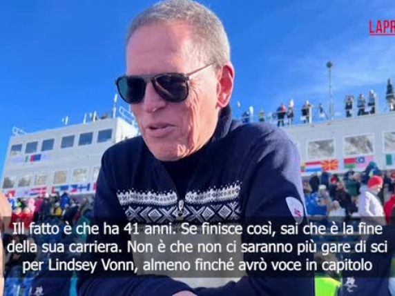 Il papà di Lindsey Vonn: «La sua sua carriera finisce qui»