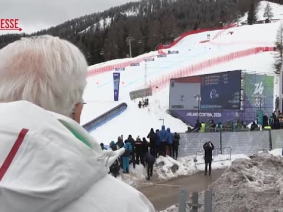 Mattarella a Cortina assiste a SuperG: applausi per Brignone e delusione per la Goggia