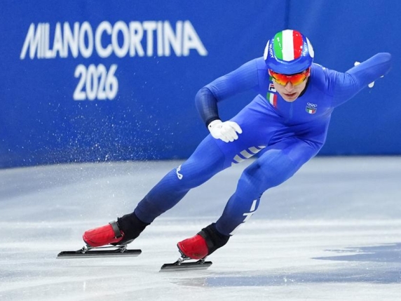 L'Italia vince la medaglia di bronzo nella staffetta uomini dello short track ai Giochi di Milano Cortina