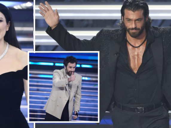 I voti ai look: Can Yaman Er Monnezza (5), Pausini-Titanic e il cuore dell'Oceano (7)