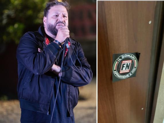 Montesacro, blitz di attivisti di Forza Nuova sul pianerottolo dell'assessore Blasi (III Municipio): attaccati adesivi sulla porta