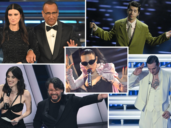 Le pagelle: Fulminacci forza tranquilla (7,5), Lillo fuori giri (5), J-Ax effetto sagra (5) | La seconda serata: l'omaggio di Lauro