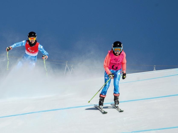 Così Ylenia Sabidussi guida Martina Vozza: «Sugli sci sono i suoi occhi»