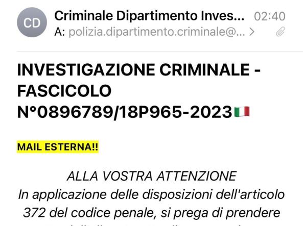 Email polizia cheap