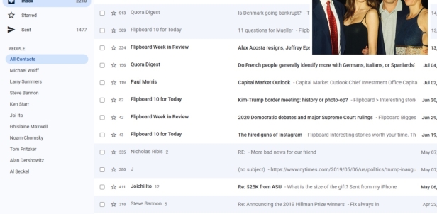 Jmail, il sito dove leggere gli Epstein file e che simula il servizio di posta elettronica di Google