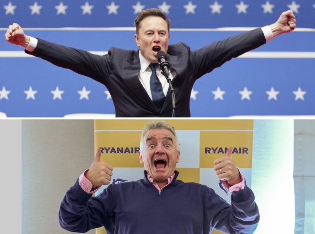 Scambi di insulti fra Elon Musk e l'ad di Ryanair. Il capo di SpaceX: «O'Leary è un idiota, licenziatelo». La replica: «X è una fogna»
