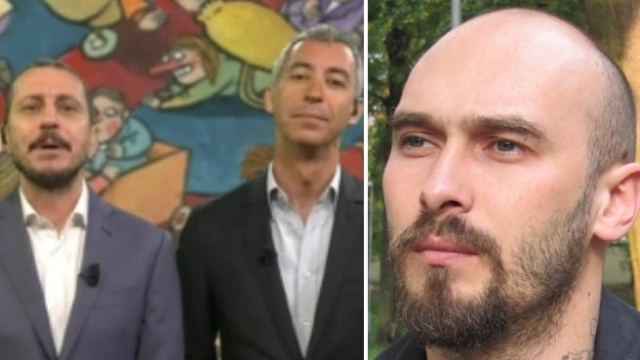 Nicolai Lilin, il filorusso contro i comici Luca e Paolo: «Gli sfonderei il cranio». Applausi in sala a Genova