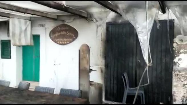 Incendio distrugge noto ristorante di Gallipoli