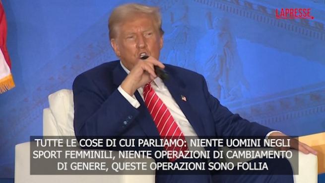 Usa 2024, Trump: «No a operazioni di cambiamento di genere»