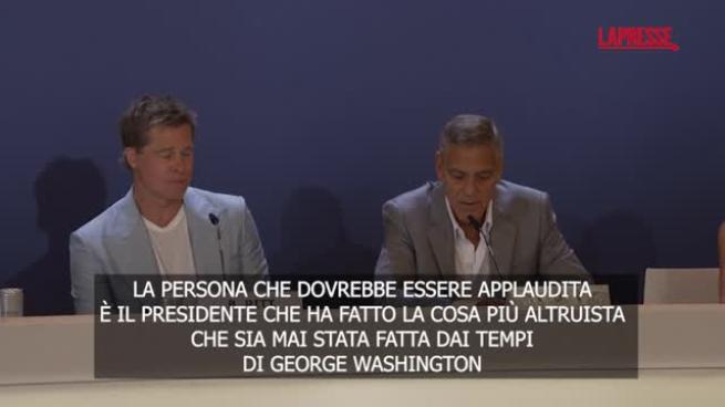 Clooney elogia Biden: «Ha fatto la cosa più altruista dai tempi di George Washington»