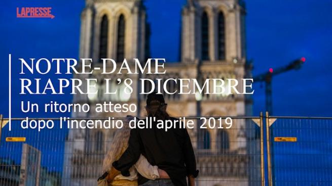 Tre mesi alla riapertura di Notre-Dame: dall'8 dicembre la cattedrale parigina sarà di nuovo visitabile