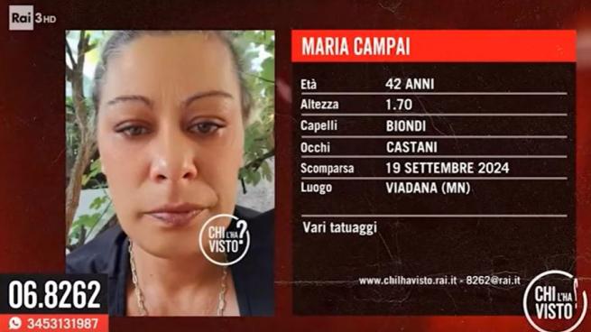 Maria Campai, l'appello della sorella a «Chi l'ha visto?» dopo la scomparsa