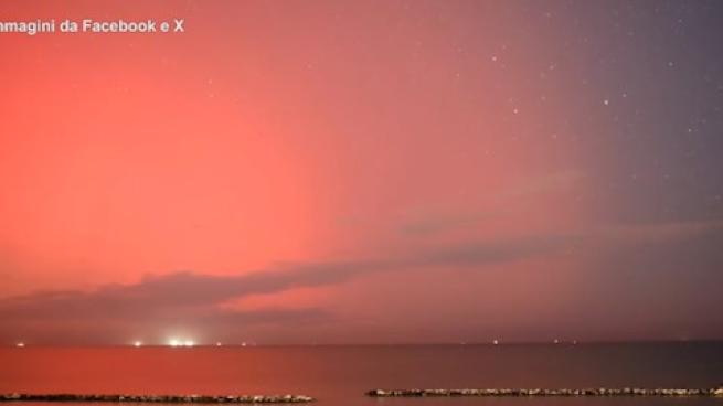 Aurora boreale, lo spettacolo nei cieli del Nord Italia