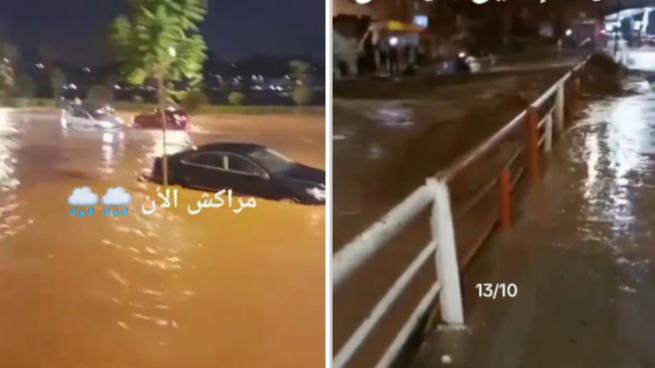 Il video degli allagamenti a Marrakech: le inondazioni sommergono le auto, l'acqua blocca l'aeroporto di Menara