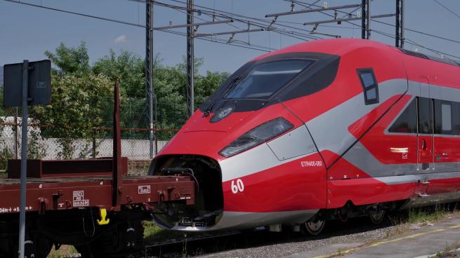 Il viaggio dei Frecciarossa dallo stabilimento Hitachi Rail di Pistoia al Test Center" di Velim in Repubblica Ceca