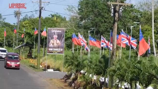 Isole Samoa, i preparativi per l'arrivo di Re Carlo