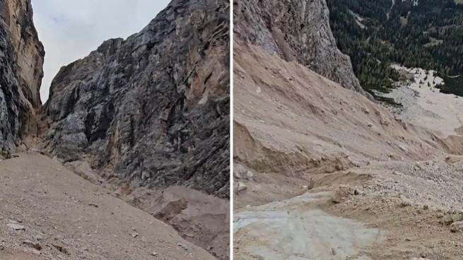 Il ghiacciaio nascosto del monte Pelmo è tornato alla luce