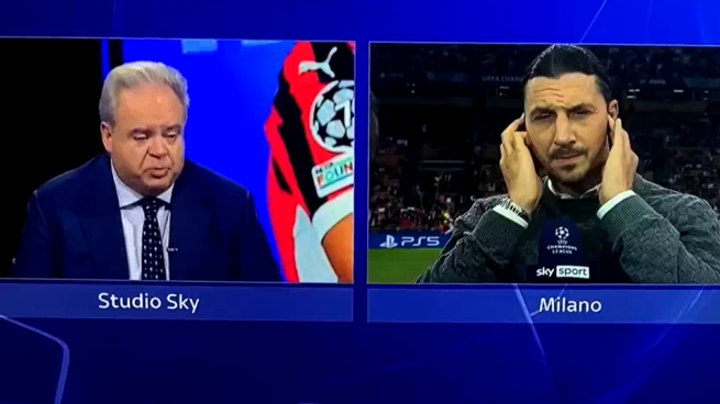 Condò-Ibrahimovic, gelo in diretta tv: «Obiettivo minimo per la Champions? Ora chiedimelo in inglese»