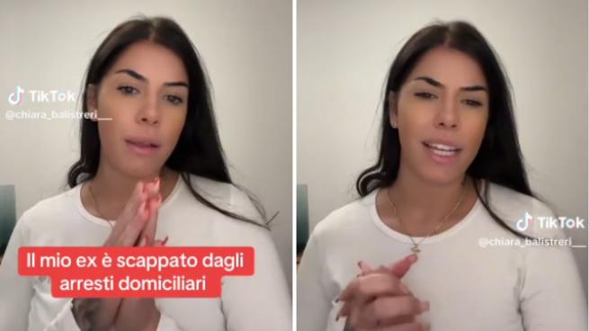 «Il mio ex violento è scappato dai domiciliari, non voglio un altro femminicidio», la video denuncia di Chiara Balistreri su TikTok