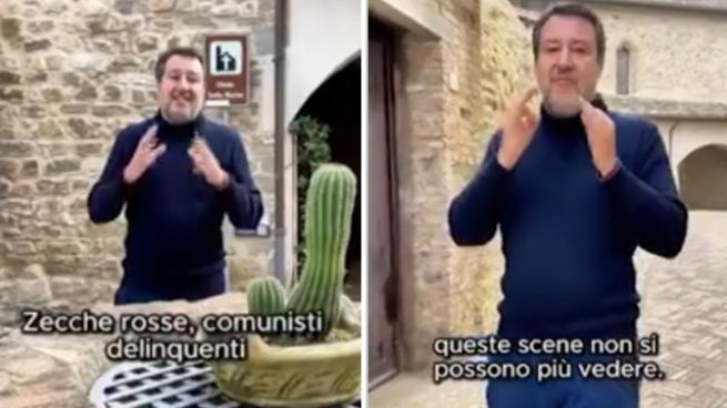 Salvini sugli scontri a Bologna: «Bisogna chiudere i centri sociali occupati dai comunisti, sono ritrovi di criminali»