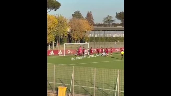 Calcio, derby Roma-Lazio under 16 (0-2): ecco il gol del nipote di Materazzi