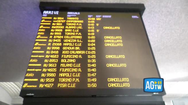 Sciopero nazionale delle ferrovie, disagi alla stazione di Roma Termini: «Sto perdendo una giornata di sole»