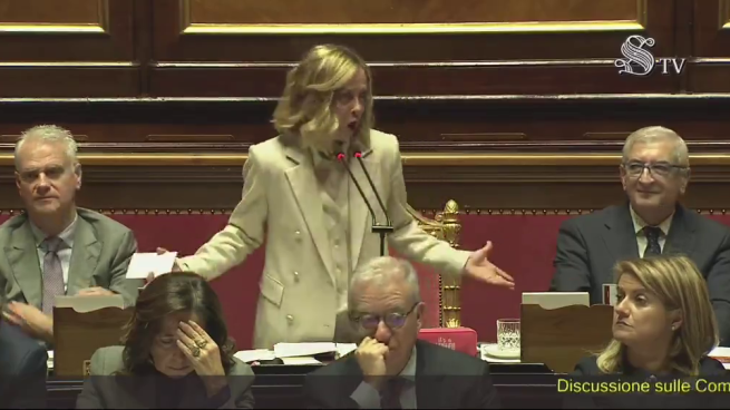 Meloni sbotta al Senato: «È inutile che fate 'ooh', i camorristi dalle case occupate li abbiamo cacciati noi»