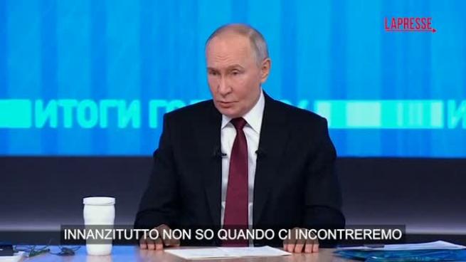 Putin alla conferenza stampa di fine anno: «Trump? Non ci parliamo da quattro anni ma sono sempre pronto a incontrarlo»