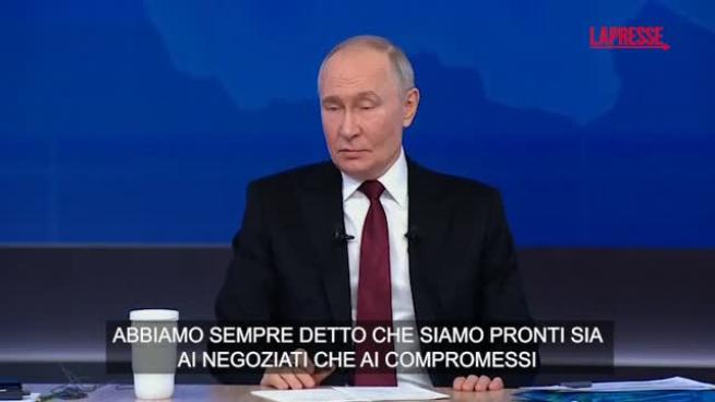 Putin sulla guerra in Ucraina: «Sì ai negoziati se l'Ucraina è pronta ai compromessi»