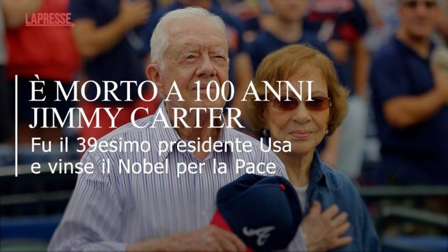 Chi era Jimmy Carter, l'ex presidente Usa morto all'età di 100 anni: tutte le tappe della sua vita - La videoscheda