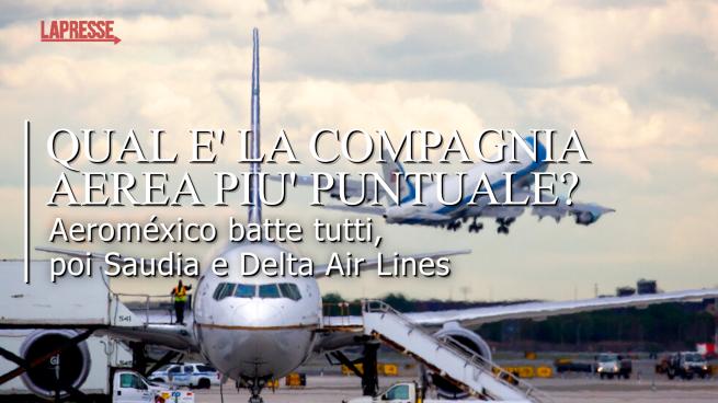 Quale è la compagnia aerea più puntuale?