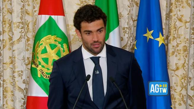 Berrettini al Quirinale cita Sinner per la Coppa Davis: «Grazie anche a un altoatesino che non c'è»