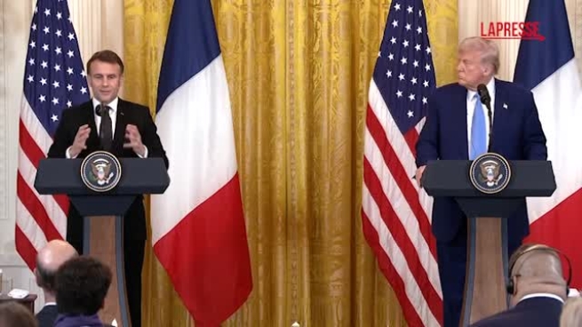 Macron incontra Trump: «Garantire sicurezza in Ucraina per il bene dell'Europa»