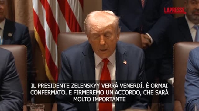 Trump conferma l'incontro con Zelensky per accordo su terre rare in Ucraina