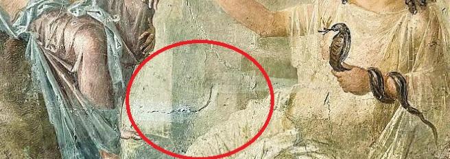 L’affresco di Pompei prestato a Marsiglia ha rattoppi e fessure. Ma l'opera era partita integra